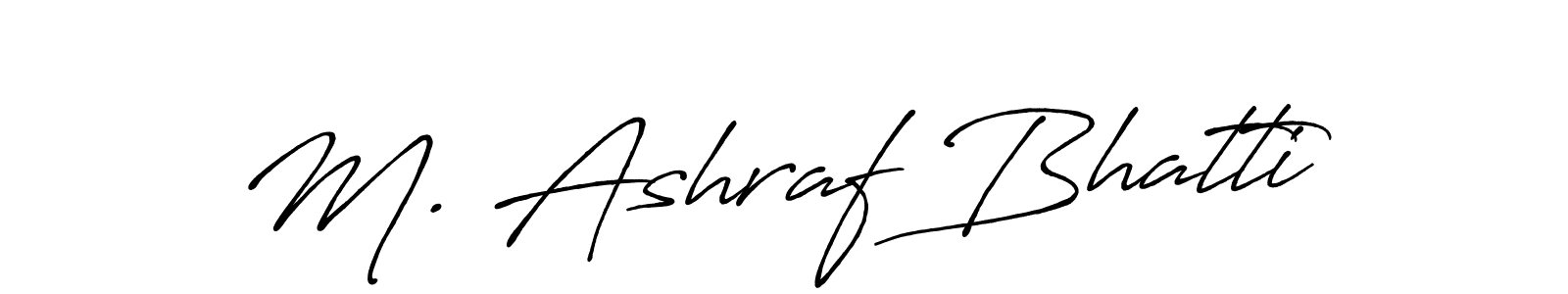 Check out images of Autograph of M. Ashraf Bhatti name. Actor M. Ashraf Bhatti Signature Style. Antro_Vectra_Bolder is a professional sign style online. M. Ashraf Bhatti signature style 7 images and pictures png