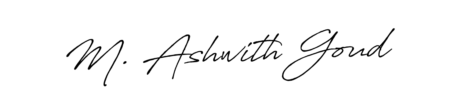 It looks lik you need a new signature style for name M. Ashwith Goud. Design unique handwritten (Antro_Vectra_Bolder) signature with our free signature maker in just a few clicks. M. Ashwith Goud signature style 7 images and pictures png