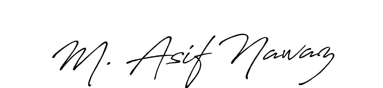 Make a short M. Asif Nawaz signature style. Manage your documents anywhere anytime using Antro_Vectra_Bolder. Create and add eSignatures, submit forms, share and send files easily. M. Asif Nawaz signature style 7 images and pictures png