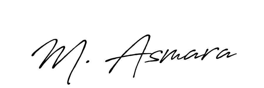 M. Asmara stylish signature style. Best Handwritten Sign (Antro_Vectra_Bolder) for my name. Handwritten Signature Collection Ideas for my name M. Asmara. M. Asmara signature style 7 images and pictures png