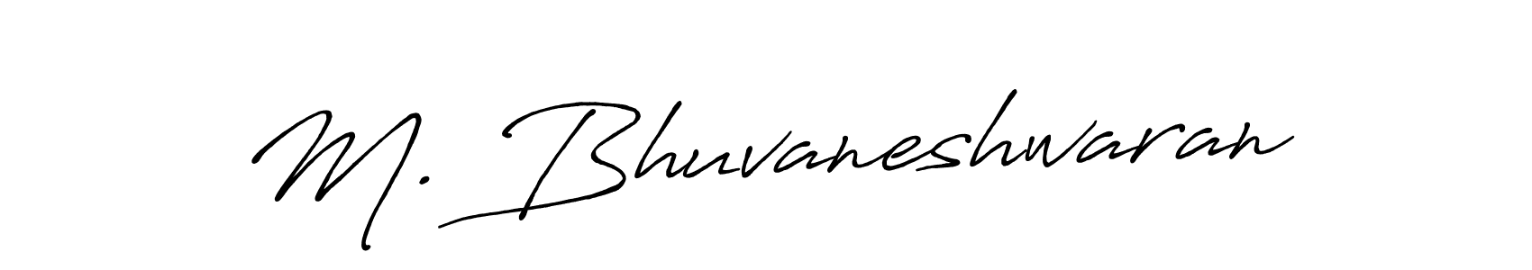 Also You can easily find your signature by using the search form. We will create M. Bhuvaneshwaran name handwritten signature images for you free of cost using Antro_Vectra_Bolder sign style. M. Bhuvaneshwaran signature style 7 images and pictures png