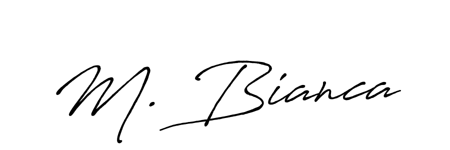 Check out images of Autograph of M. Bianca name. Actor M. Bianca Signature Style. Antro_Vectra_Bolder is a professional sign style online. M. Bianca signature style 7 images and pictures png