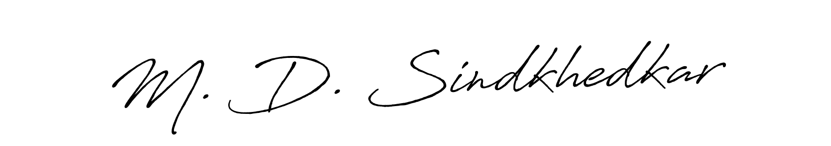 if you are searching for the best signature style for your name M. D. Sindkhedkar. so please give up your signature search. here we have designed multiple signature styles  using Antro_Vectra_Bolder. M. D. Sindkhedkar signature style 7 images and pictures png