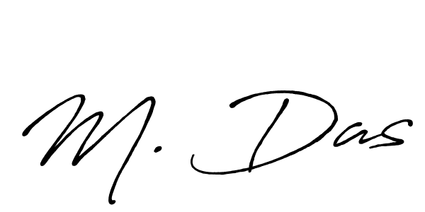 Make a short M. Das signature style. Manage your documents anywhere anytime using Antro_Vectra_Bolder. Create and add eSignatures, submit forms, share and send files easily. M. Das signature style 7 images and pictures png