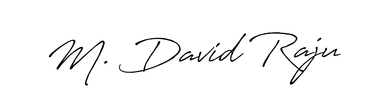 Make a beautiful signature design for name M. David Raju. Use this online signature maker to create a handwritten signature for free. M. David Raju signature style 7 images and pictures png