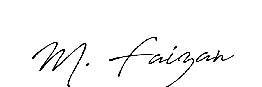 Best and Professional Signature Style for M. Faizan. Antro_Vectra_Bolder Best Signature Style Collection. M. Faizan signature style 7 images and pictures png