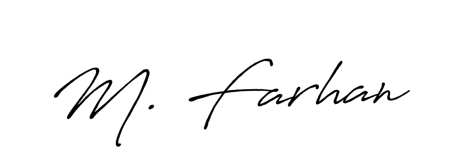 Make a beautiful signature design for name M. Farhan. Use this online signature maker to create a handwritten signature for free. M. Farhan signature style 7 images and pictures png