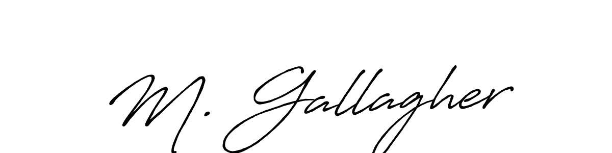 How to Draw M. Gallagher signature style? Antro_Vectra_Bolder is a latest design signature styles for name M. Gallagher. M. Gallagher signature style 7 images and pictures png