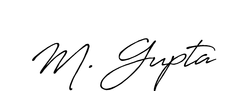 Check out images of Autograph of M. Gupta name. Actor M. Gupta Signature Style. Antro_Vectra_Bolder is a professional sign style online. M. Gupta signature style 7 images and pictures png