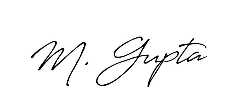 Similarly Antro_Vectra_Bolder is the best handwritten signature design. Signature creator online .You can use it as an online autograph creator for name M. Gupta. M. Gupta signature style 7 images and pictures png