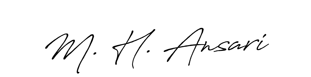 You can use this online signature creator to create a handwritten signature for the name M. H. Ansari. This is the best online autograph maker. M. H. Ansari signature style 7 images and pictures png