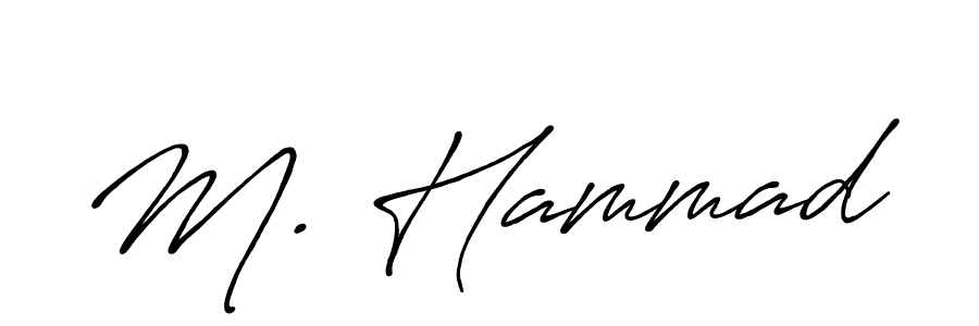 Make a beautiful signature design for name M. Hammad. Use this online signature maker to create a handwritten signature for free. M. Hammad signature style 7 images and pictures png