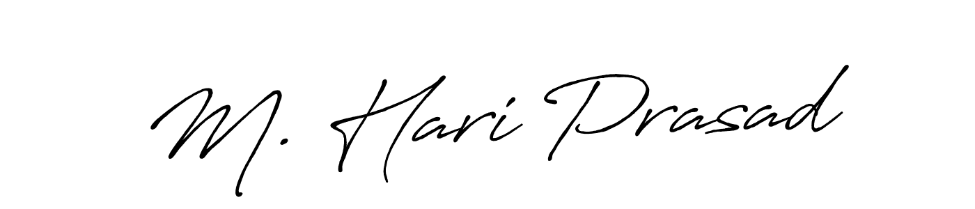 Also You can easily find your signature by using the search form. We will create M. Hari Prasad name handwritten signature images for you free of cost using Antro_Vectra_Bolder sign style. M. Hari Prasad signature style 7 images and pictures png