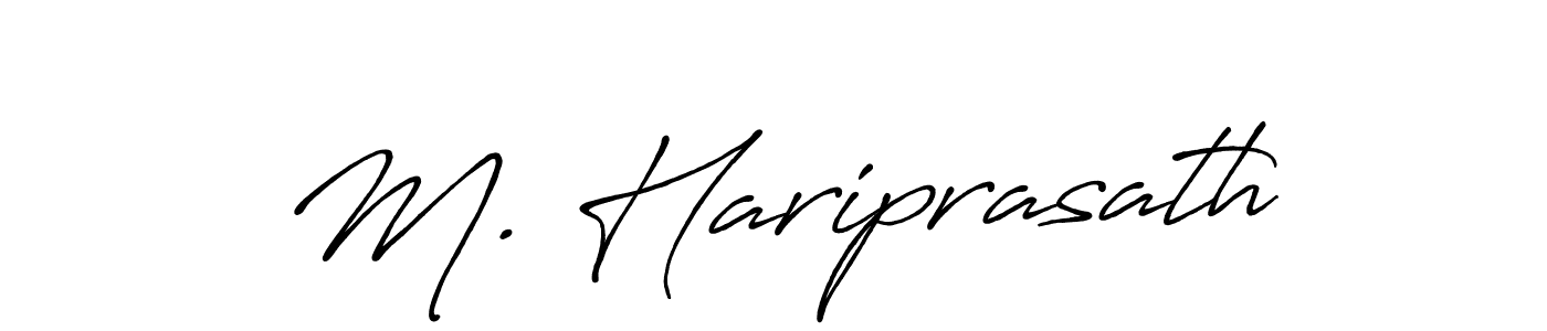 How to Draw M. Hariprasath signature style? Antro_Vectra_Bolder is a latest design signature styles for name M. Hariprasath. M. Hariprasath signature style 7 images and pictures png