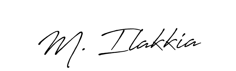 It looks lik you need a new signature style for name M. Ilakkia. Design unique handwritten (Antro_Vectra_Bolder) signature with our free signature maker in just a few clicks. M. Ilakkia signature style 7 images and pictures png