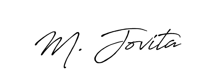 How to Draw M. Jovita signature style? Antro_Vectra_Bolder is a latest design signature styles for name M. Jovita. M. Jovita signature style 7 images and pictures png