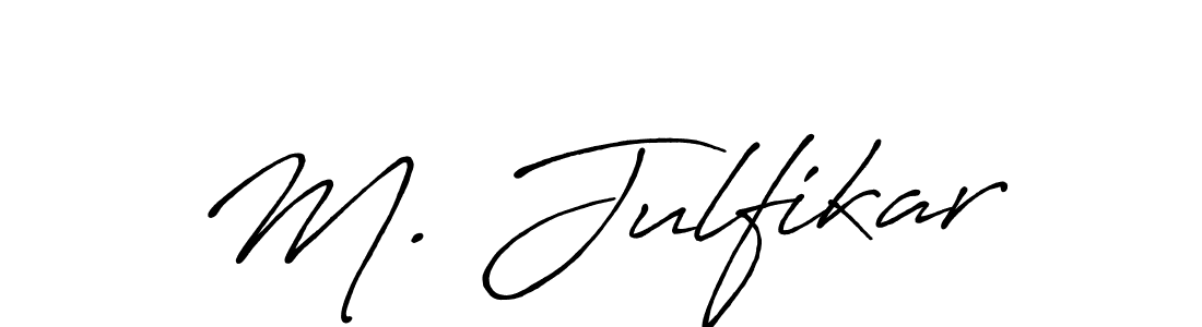 Similarly Antro_Vectra_Bolder is the best handwritten signature design. Signature creator online .You can use it as an online autograph creator for name M. Julfikar. M. Julfikar signature style 7 images and pictures png