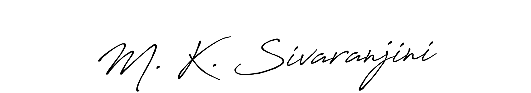 How to make M. K. Sivaranjini signature? Antro_Vectra_Bolder is a professional autograph style. Create handwritten signature for M. K. Sivaranjini name. M. K. Sivaranjini signature style 7 images and pictures png