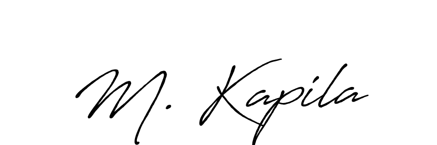 Best and Professional Signature Style for M. Kapila. Antro_Vectra_Bolder Best Signature Style Collection. M. Kapila signature style 7 images and pictures png