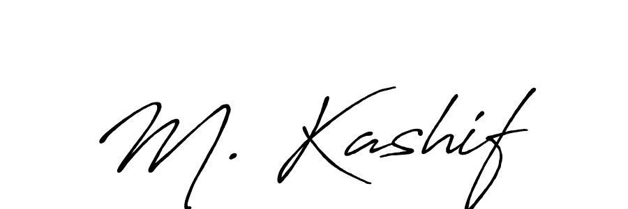 Create a beautiful signature design for name M. Kashif. With this signature (Antro_Vectra_Bolder) fonts, you can make a handwritten signature for free. M. Kashif signature style 7 images and pictures png