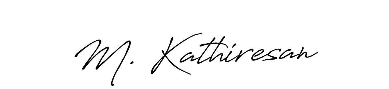 It looks lik you need a new signature style for name M. Kathiresan. Design unique handwritten (Antro_Vectra_Bolder) signature with our free signature maker in just a few clicks. M. Kathiresan signature style 7 images and pictures png