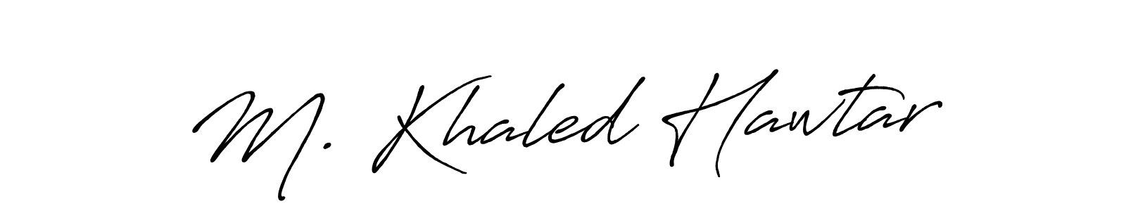 if you are searching for the best signature style for your name M. Khaled Hawtar. so please give up your signature search. here we have designed multiple signature styles  using Antro_Vectra_Bolder. M. Khaled Hawtar signature style 7 images and pictures png