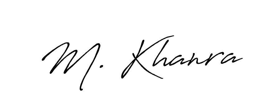 Check out images of Autograph of M. Khanra name. Actor M. Khanra Signature Style. Antro_Vectra_Bolder is a professional sign style online. M. Khanra signature style 7 images and pictures png