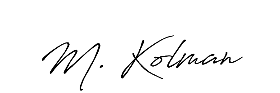 Here are the top 10 professional signature styles for the name M. Kolman. These are the best autograph styles you can use for your name. M. Kolman signature style 7 images and pictures png