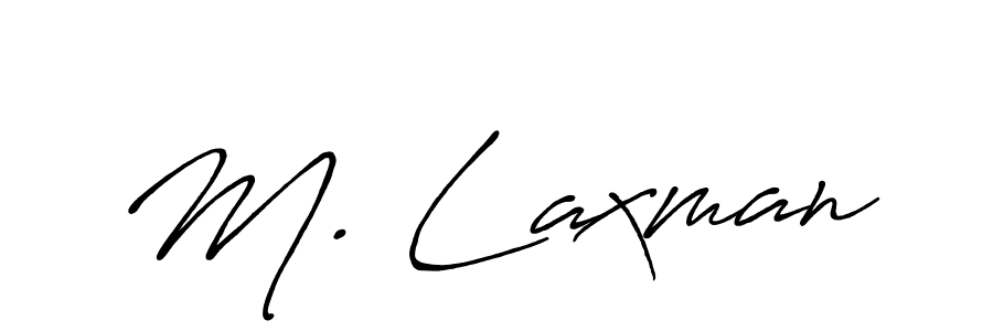 You can use this online signature creator to create a handwritten signature for the name M. Laxman. This is the best online autograph maker. M. Laxman signature style 7 images and pictures png