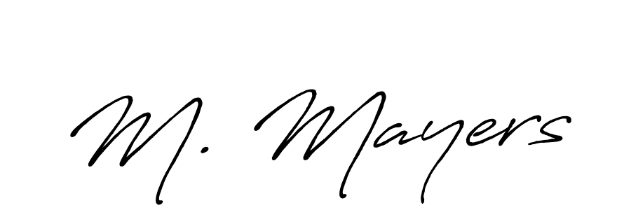 It looks lik you need a new signature style for name M. Mayers. Design unique handwritten (Antro_Vectra_Bolder) signature with our free signature maker in just a few clicks. M. Mayers signature style 7 images and pictures png