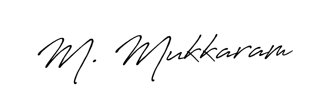 Also You can easily find your signature by using the search form. We will create M. Mukkaram name handwritten signature images for you free of cost using Antro_Vectra_Bolder sign style. M. Mukkaram signature style 7 images and pictures png