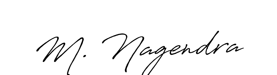 Make a short M. Nagendra signature style. Manage your documents anywhere anytime using Antro_Vectra_Bolder. Create and add eSignatures, submit forms, share and send files easily. M. Nagendra signature style 7 images and pictures png