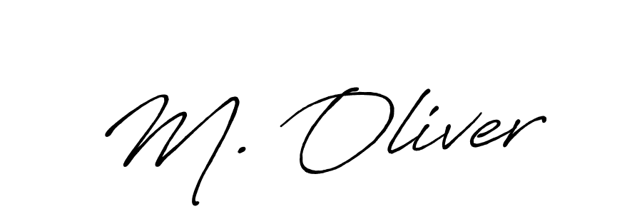 You should practise on your own different ways (Antro_Vectra_Bolder) to write your name (M. Oliver) in signature. don't let someone else do it for you. M. Oliver signature style 7 images and pictures png