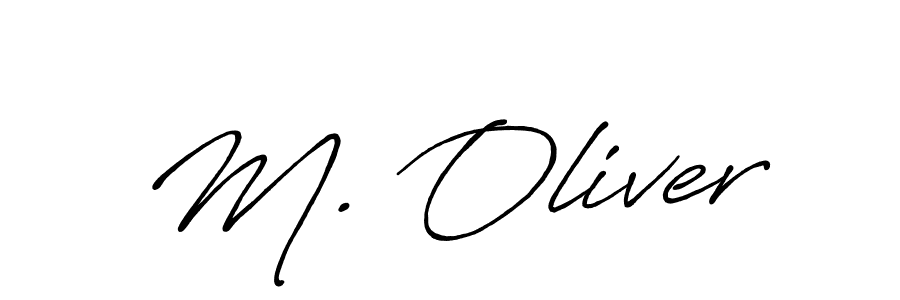 Make a short M. Oliver signature style. Manage your documents anywhere anytime using Antro_Vectra_Bolder. Create and add eSignatures, submit forms, share and send files easily. M. Oliver signature style 7 images and pictures png