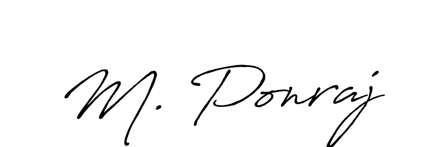 Check out images of Autograph of M. Ponraj name. Actor M. Ponraj Signature Style. Antro_Vectra_Bolder is a professional sign style online. M. Ponraj signature style 7 images and pictures png