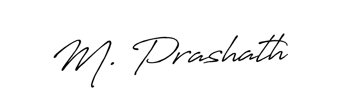 Similarly Antro_Vectra_Bolder is the best handwritten signature design. Signature creator online .You can use it as an online autograph creator for name M. Prashath. M. Prashath signature style 7 images and pictures png