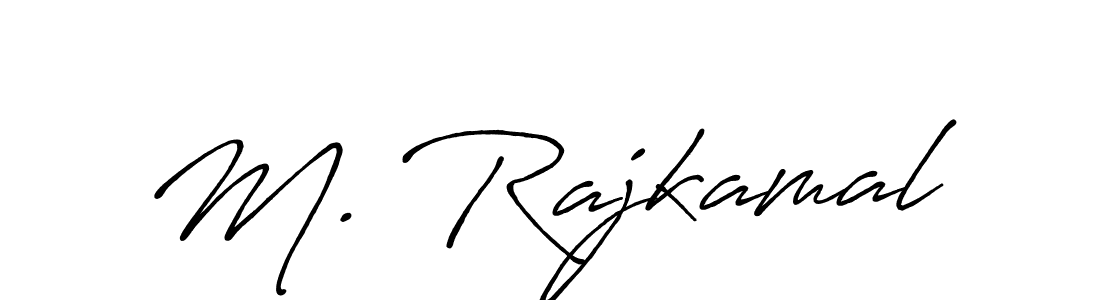 Also we have M. Rajkamal name is the best signature style. Create professional handwritten signature collection using Antro_Vectra_Bolder autograph style. M. Rajkamal signature style 7 images and pictures png