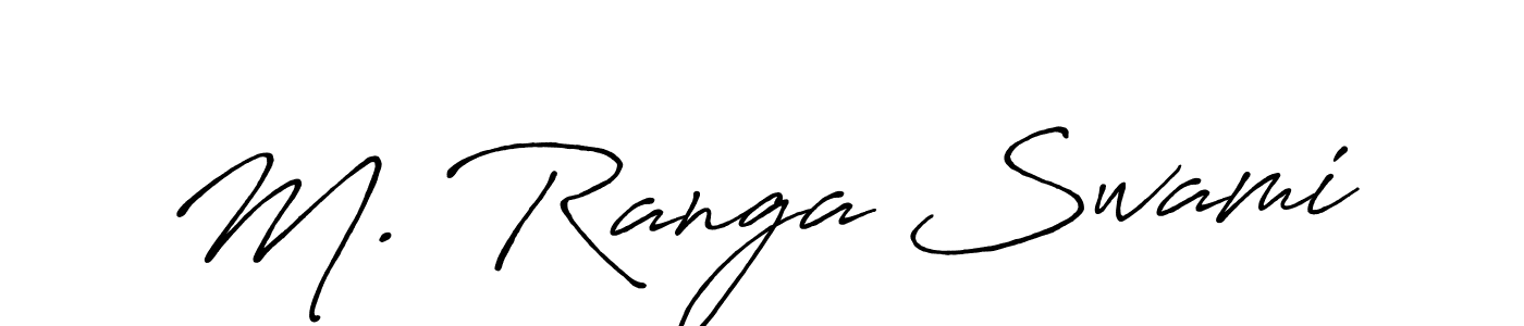 Antro_Vectra_Bolder is a professional signature style that is perfect for those who want to add a touch of class to their signature. It is also a great choice for those who want to make their signature more unique. Get M. Ranga Swami name to fancy signature for free. M. Ranga Swami signature style 7 images and pictures png