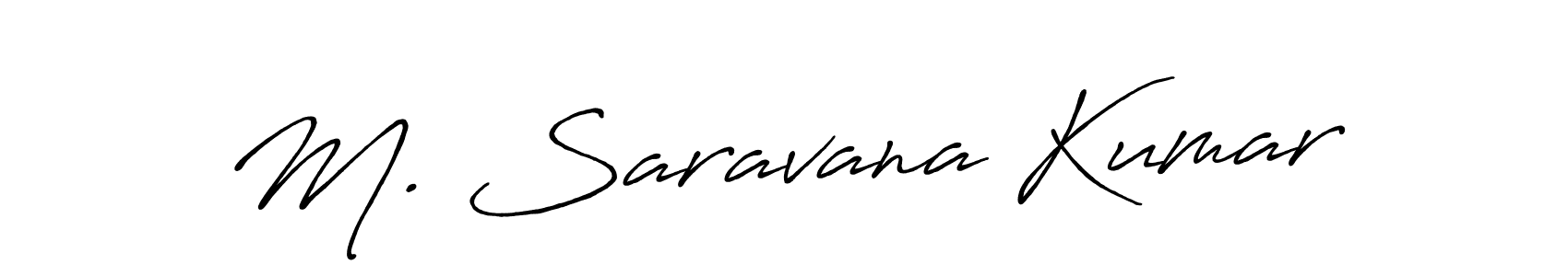 You can use this online signature creator to create a handwritten signature for the name M. Saravana Kumar. This is the best online autograph maker. M. Saravana Kumar signature style 7 images and pictures png