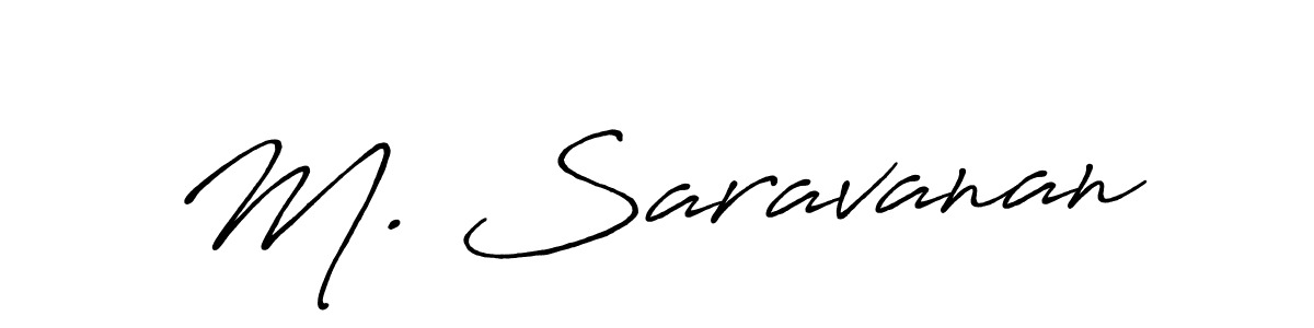 Best and Professional Signature Style for M. Saravanan. Antro_Vectra_Bolder Best Signature Style Collection. M. Saravanan signature style 7 images and pictures png