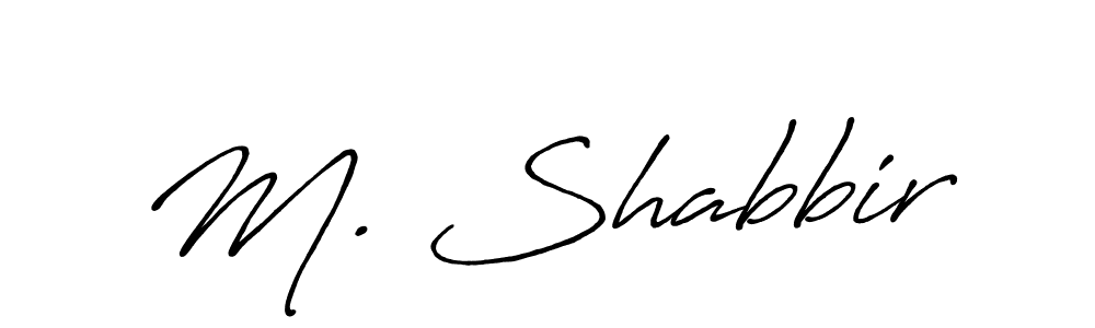 How to Draw M. Shabbir signature style? Antro_Vectra_Bolder is a latest design signature styles for name M. Shabbir. M. Shabbir signature style 7 images and pictures png