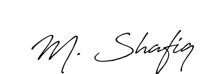Make a beautiful signature design for name M. Shafiq. Use this online signature maker to create a handwritten signature for free. M. Shafiq signature style 7 images and pictures png