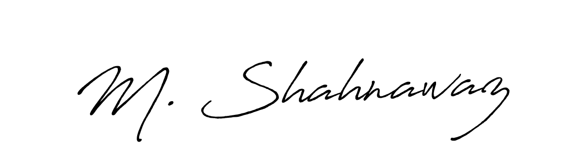 M. Shahnawaz stylish signature style. Best Handwritten Sign (Antro_Vectra_Bolder) for my name. Handwritten Signature Collection Ideas for my name M. Shahnawaz. M. Shahnawaz signature style 7 images and pictures png