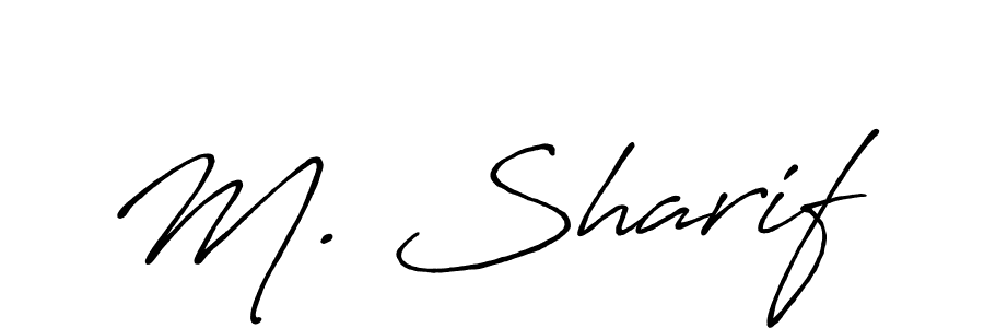 Antro_Vectra_Bolder is a professional signature style that is perfect for those who want to add a touch of class to their signature. It is also a great choice for those who want to make their signature more unique. Get M. Sharif name to fancy signature for free. M. Sharif signature style 7 images and pictures png