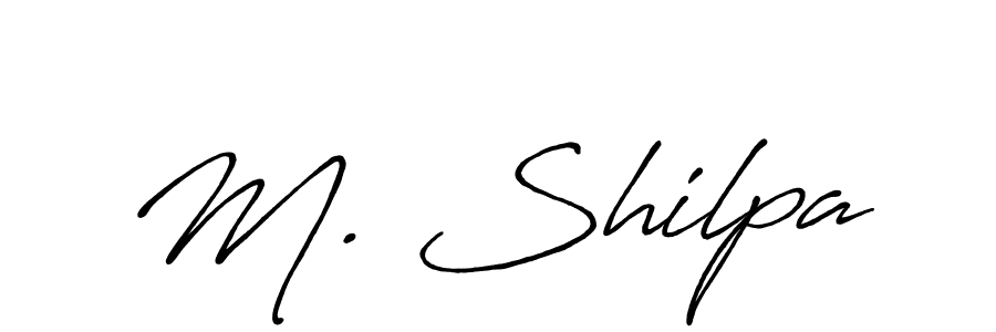 Best and Professional Signature Style for M. Shilpa. Antro_Vectra_Bolder Best Signature Style Collection. M. Shilpa signature style 7 images and pictures png