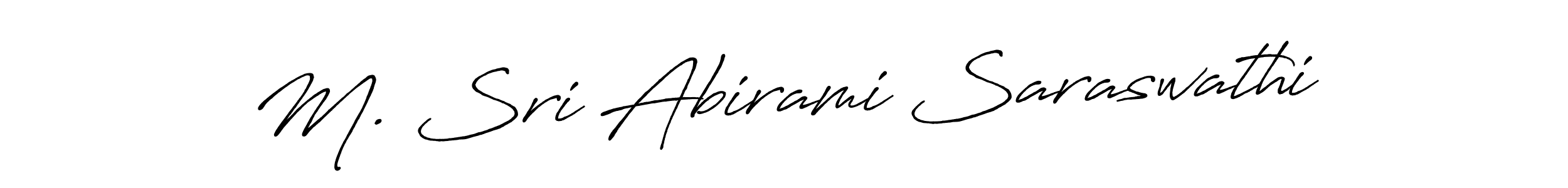 You can use this online signature creator to create a handwritten signature for the name M. Sri Abirami Saraswathi. This is the best online autograph maker. M. Sri Abirami Saraswathi signature style 7 images and pictures png