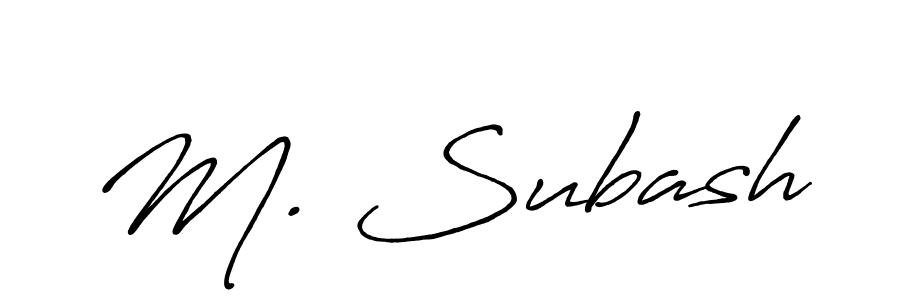 Check out images of Autograph of M. Subash name. Actor M. Subash Signature Style. Antro_Vectra_Bolder is a professional sign style online. M. Subash signature style 7 images and pictures png