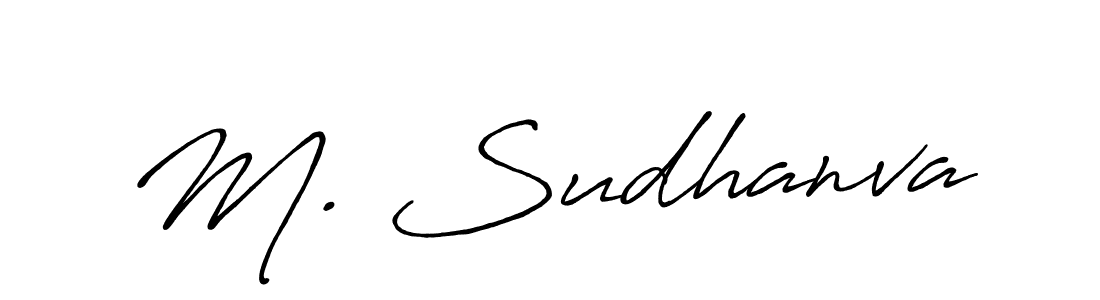 You can use this online signature creator to create a handwritten signature for the name M. Sudhanva. This is the best online autograph maker. M. Sudhanva signature style 7 images and pictures png