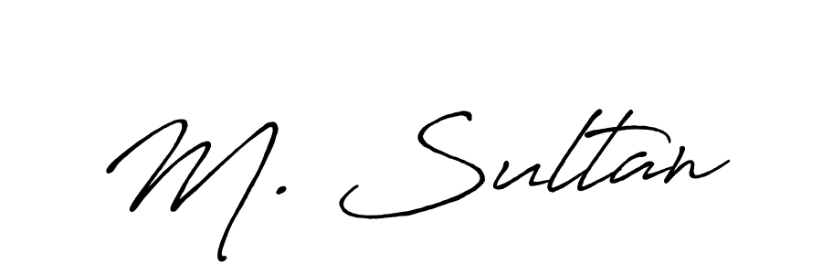 Similarly Antro_Vectra_Bolder is the best handwritten signature design. Signature creator online .You can use it as an online autograph creator for name M. Sultan. M. Sultan signature style 7 images and pictures png