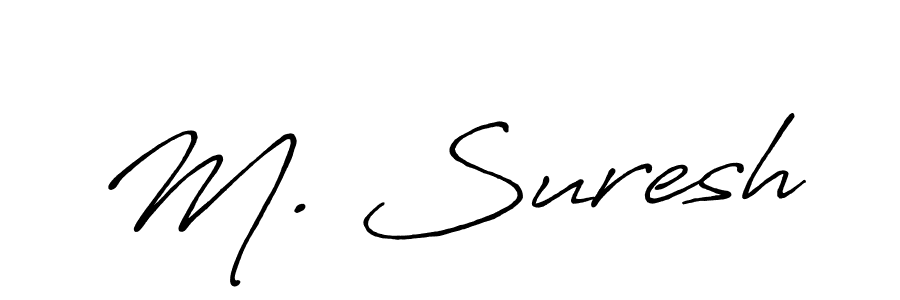 How to Draw M. Suresh signature style? Antro_Vectra_Bolder is a latest design signature styles for name M. Suresh. M. Suresh signature style 7 images and pictures png